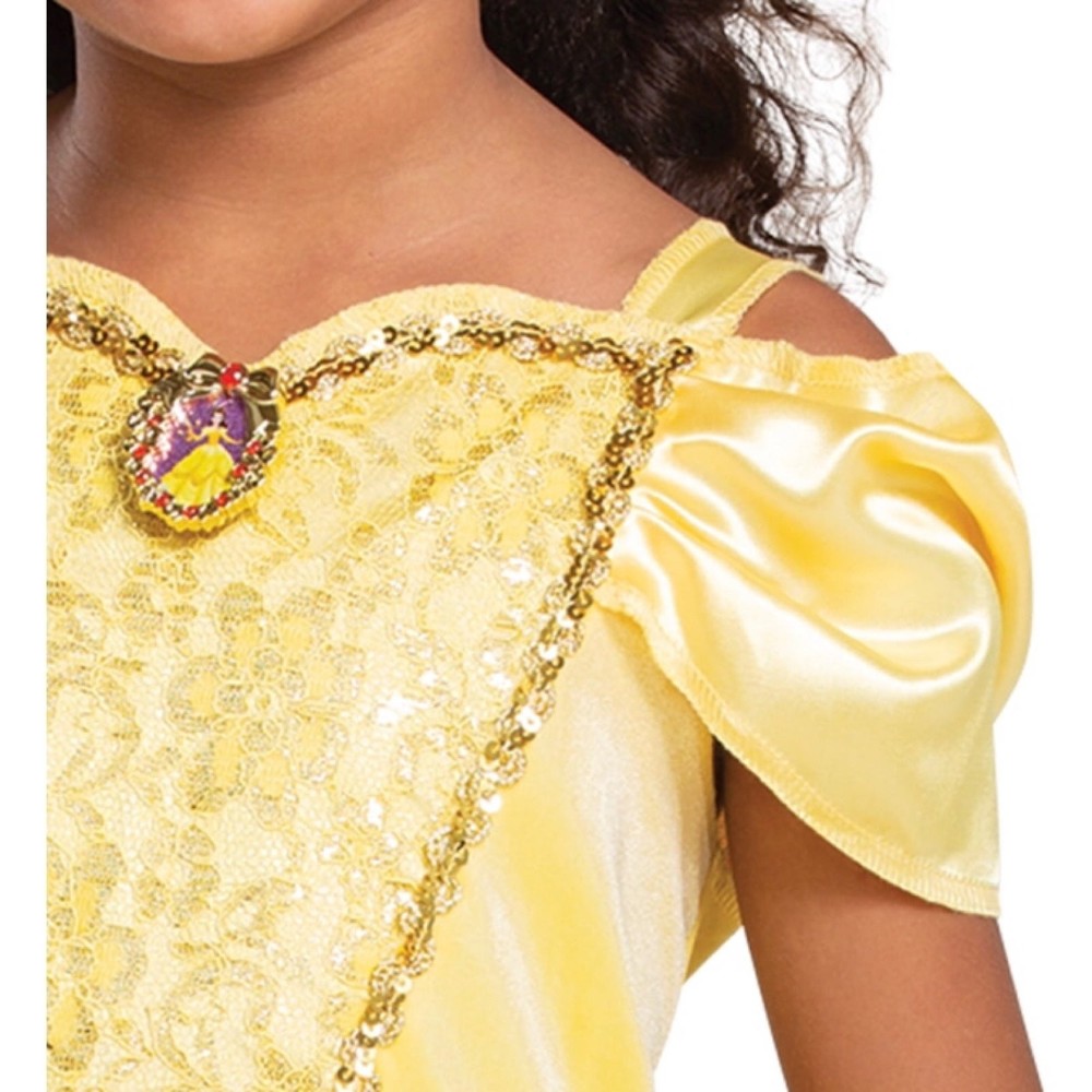 Disney Princess Belle Beauty and the Beast girls Halloween Costume size 3T/4T - Picture 4 of 8